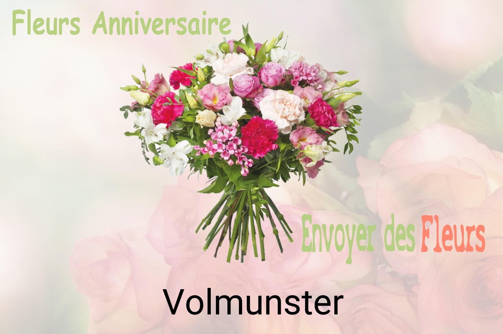 Bouquet de fleurs d’anniversaire livré à Volmunster