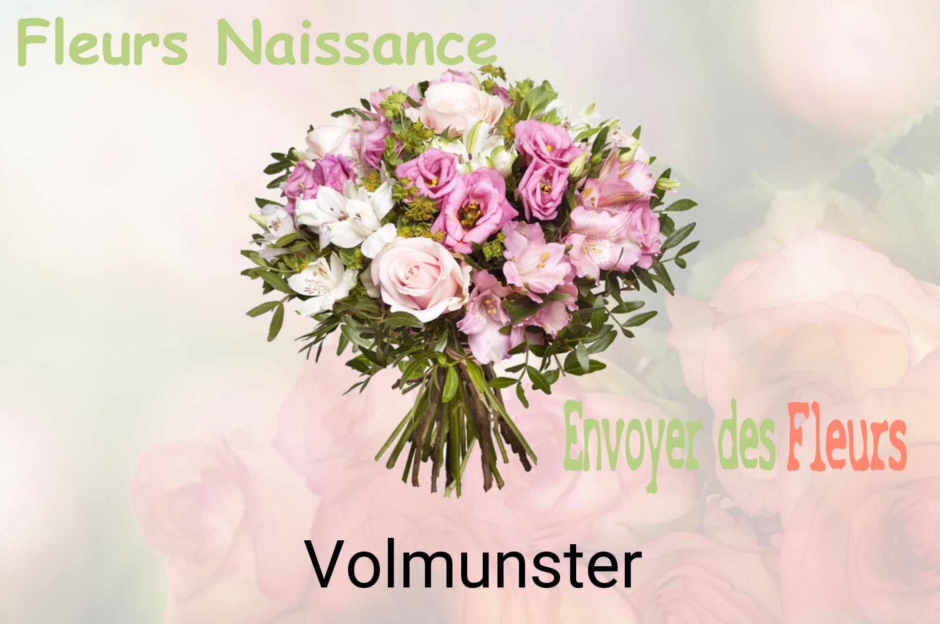 Bouquet de fleurs de naissance livré à Volmunster